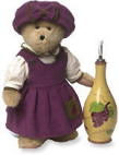 Corky Beardeaux with Olive Oil Bottle