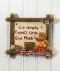 Live Simply Wall Tile