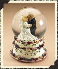 Mr. & Mrs Bearlove Water Globe